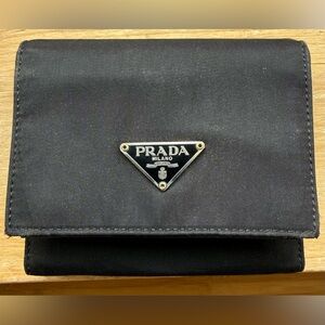 Prada Nylon & Leather Wallet